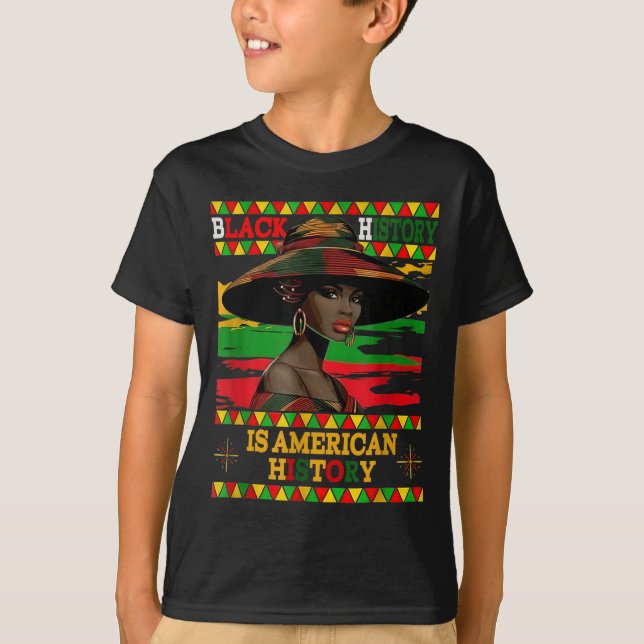 T-shirt Black History American Women Recognition Educators (Devant)