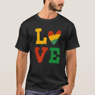 T-shirt Black History Mois Amour Afrique Hommes africains 