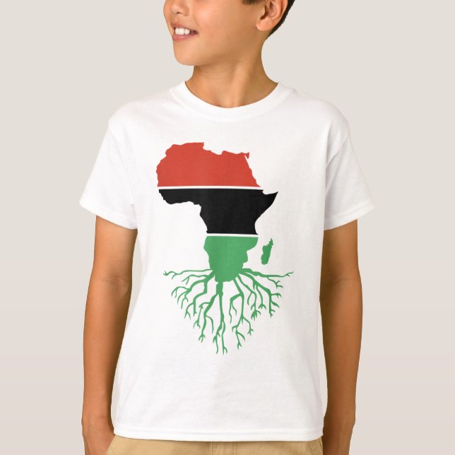 T-shirt Black History Month African Roots Autonomwerment M (Devant)