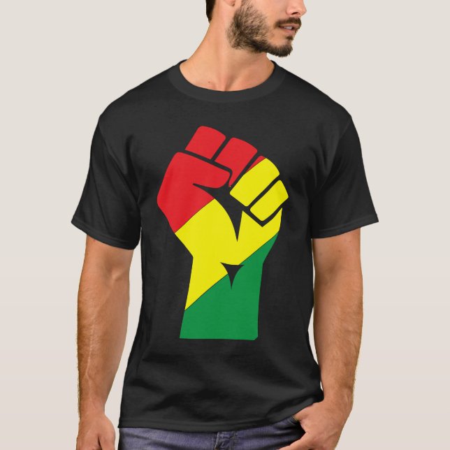 T-shirt Black History Month Fist Black Power African Ameri (Devant)
