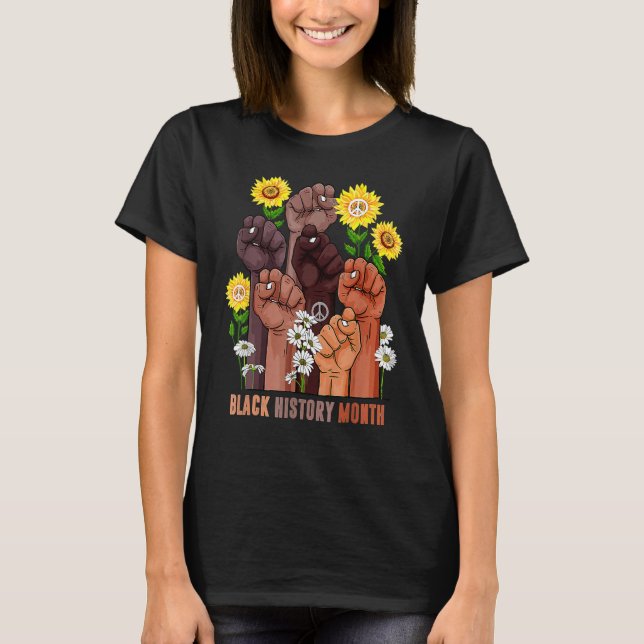 T-shirt Black History Month Melanin Afro African Pride Men (Devant)