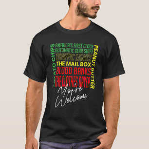 T-shirt Black History Month - Pride African Inventors