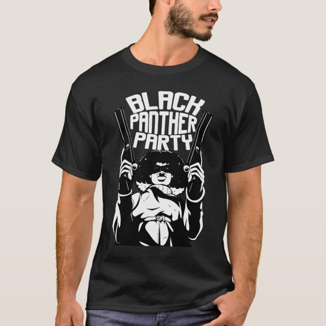 T-shirt Black History Panther (Devant)