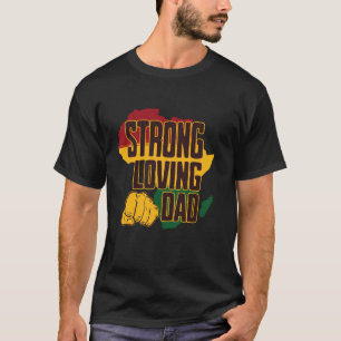 T-shirt Black History Papa African American Père Day