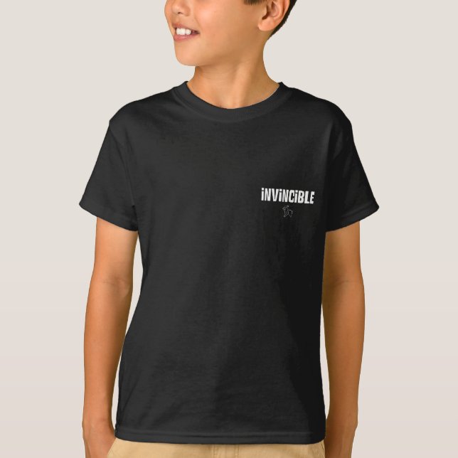 T-shirt Black Invincible Tee (Devant)