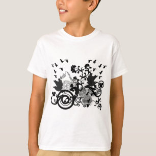 T-shirt Black Irish Swirls et Leprechauns