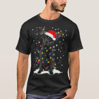 Black Lab Labrador Christmas Tree Light Pyjama Chi