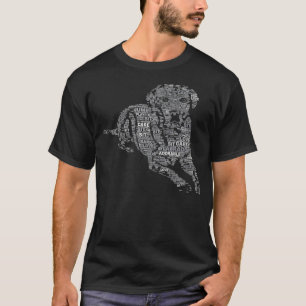 T-shirt Black Labrador Retriever Cadeau Chocolat jaune