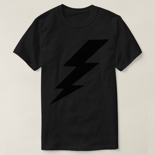 T-shirt Black Lightning (Design devant)