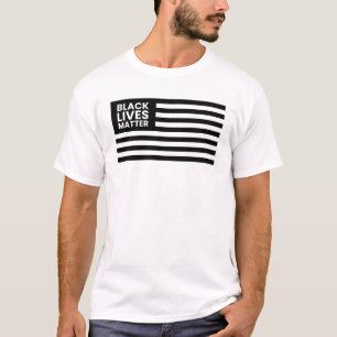 T-shirt Black Lives avec le drapeau américain
