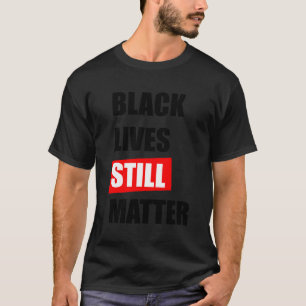 T-shirt Black Lives Encore Matt Blm Black Red