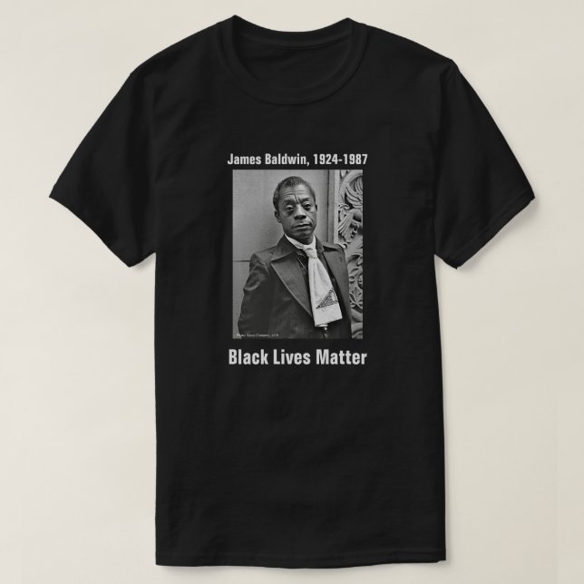 T-shirt Black Lives Matt, James Baldwin (Design devant)