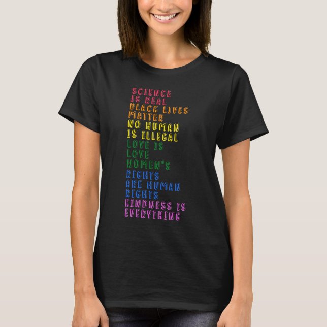 T-shirt Black Lives Matt, L'amour est un cadeau d'amour po (Devant)