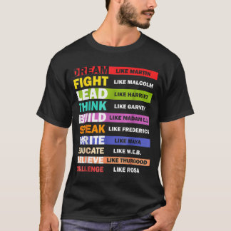 T-shirt Black Lives S Black Leaders Black History Month 
