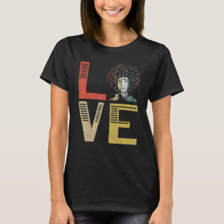T-shirt Black Love Afrocentrique Black History Mois Black 