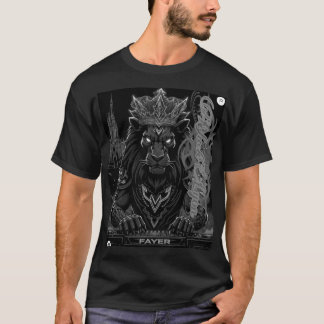 T-shirt Black Lyon for djs 002
