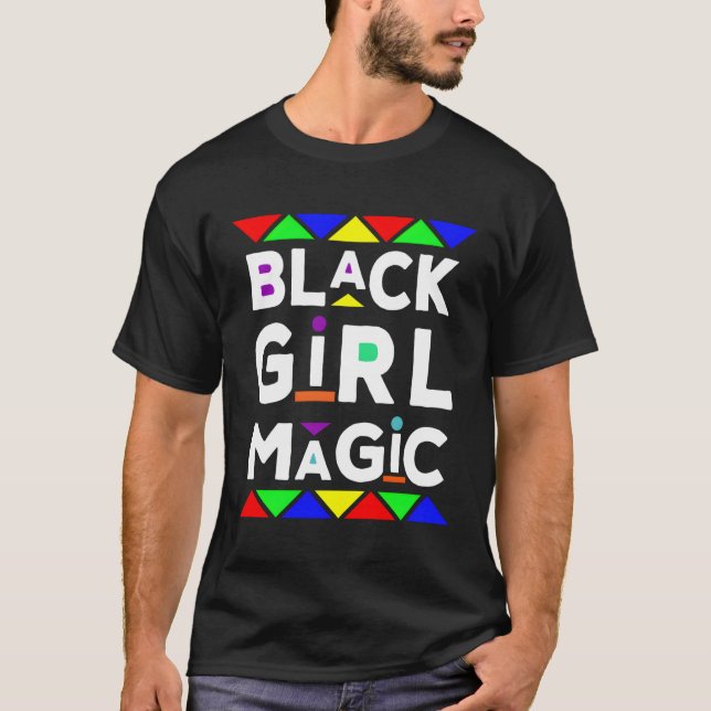 T-shirt Black Magic Fier Africain-Américain (Devant)