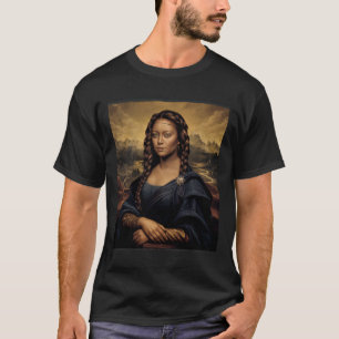 T-shirt Black Mona Lisa Histoire noire Reine africaine