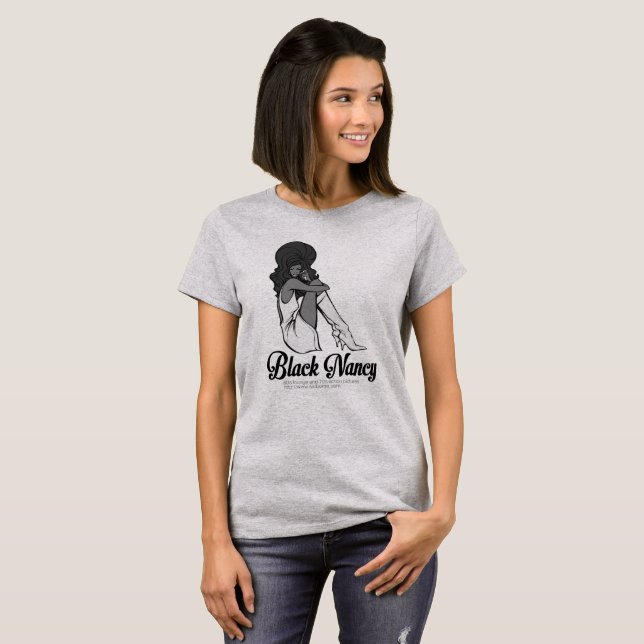 T-SHIRT BLACK NANCY (Devant entier)