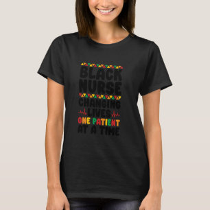 T-shirt Black Nurse qui change la vie, afro-américain Noir