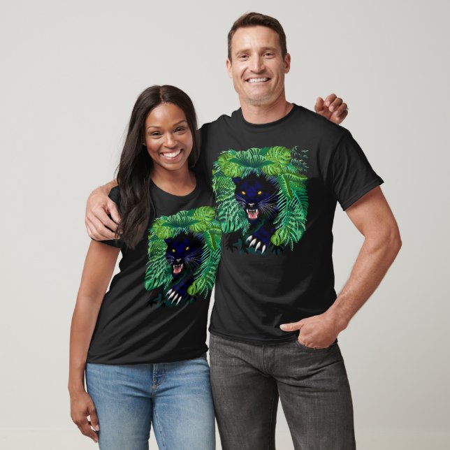 T-shirt Black Panther Spirit of the Jungle (Unisexe)