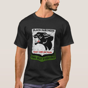 T-shirt Black Panthers 761Bataillon de chars 2ème guerre m