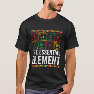 T-shirt Black Père Essential Elet Fête des pères Black Pap