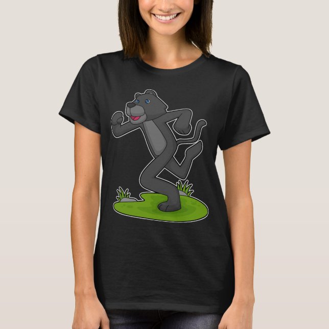 T-shirt Black Phanter Running Fitness (Devant)