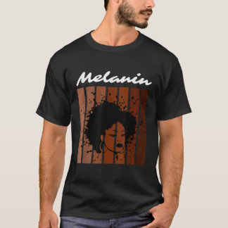T-shirt Black Pride Melanin Droits civils Black History M