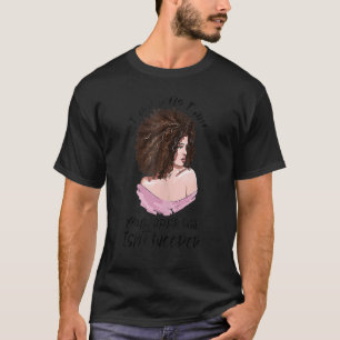 T-shirt Black Queen African American Ladies Curly Natural