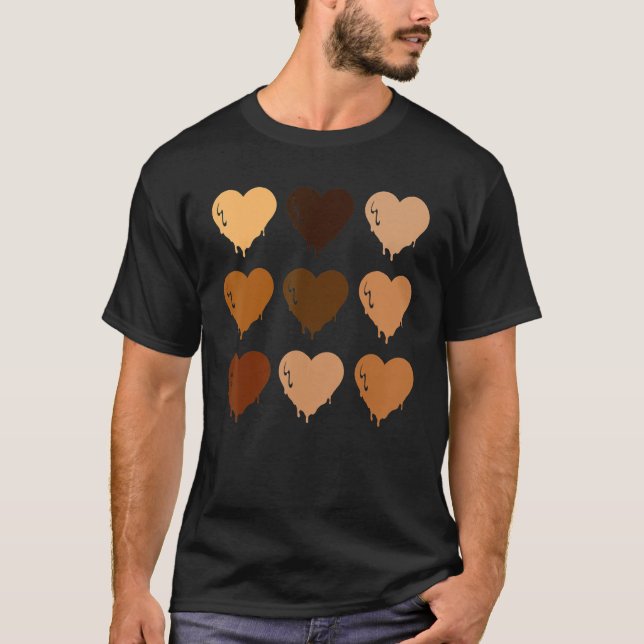 T-shirt Black Queen Afro Melanin Shades Love African Ameri (Devant)