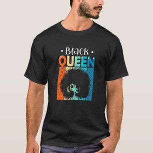 T-shirt Black Queen Black History Mois African Pride Blac