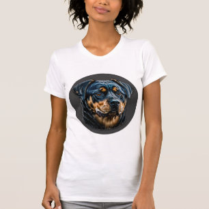 T-shirt Black Rottweiler