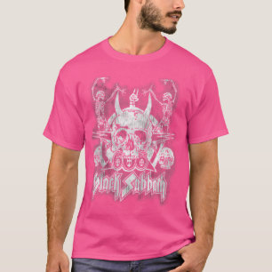 T-shirt Black Sabbath Skeletons de danse Vintage officiels