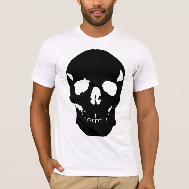 T-shirt Black skull (Devant)
