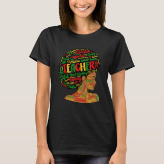 T-shirt Black Smart Teacher Woman African Pride Black Hist
