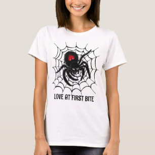T-shirt Black Spider en Web