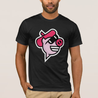 T-shirt Black T avec le logo Comedy Pigs