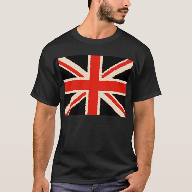 T-shirt Black Union Jack (Devant)