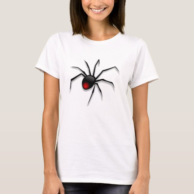 T-shirt Black Widow Spider (Devant)