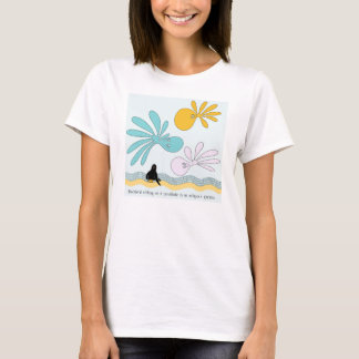 T-shirt Blackbird, sitting on a cornflake