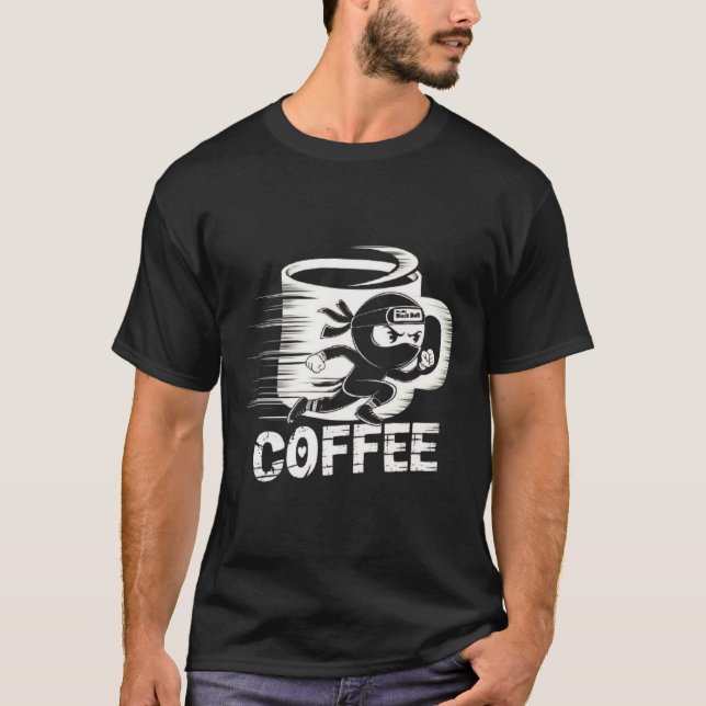 T-shirt Blackbull coffee  (Devant)