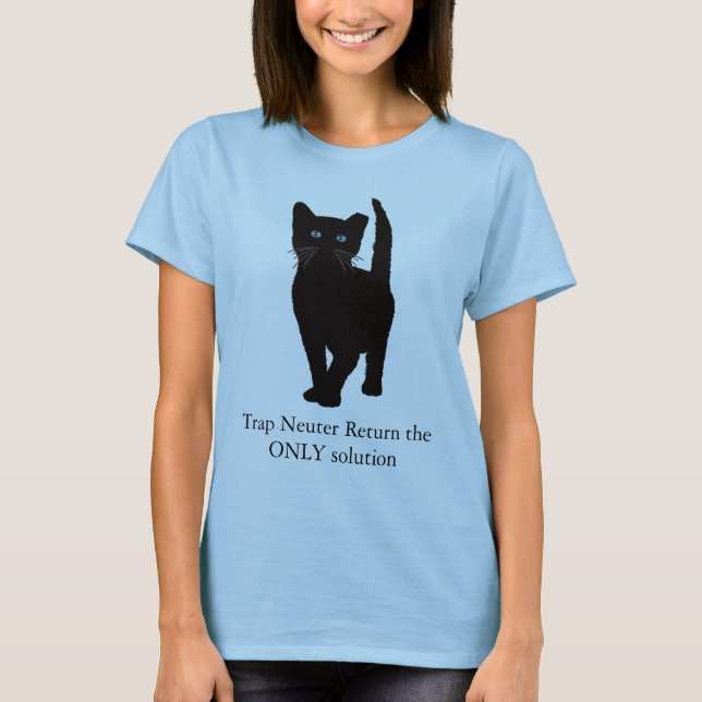 T-shirt BlackCat, retour de neutre de piège la SEULE (Devant)