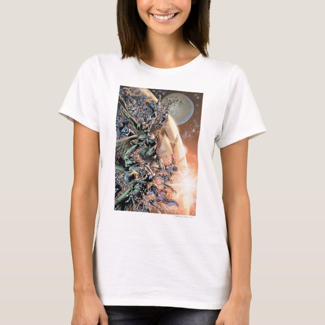 T-shirt Blackest Night Group et Moon (Devant)