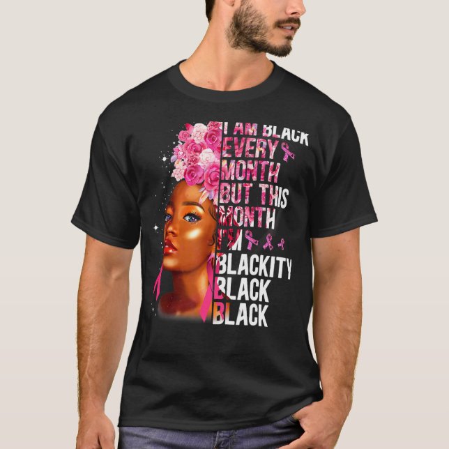 T-shirt Blackity Black Every Month Black History BHM Afric (Devant)