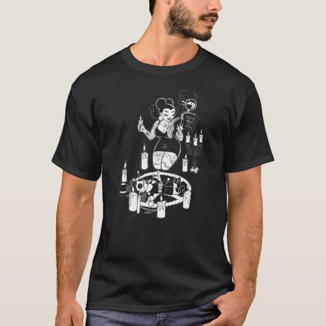 T-shirt Blackout Magie Sindi (Devant)