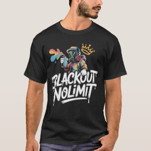 T-Shirt Blackout No Limit Graffiti Art – Urban Str