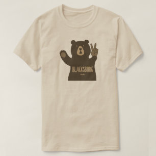 T-shirt Blacksburg Virginia Ours de la paix