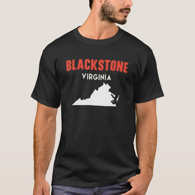 T-shirt Blackstone Virginia USA State America Travel Virgi (Devant)