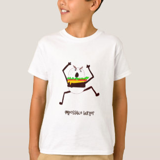T-shirt blague de burger impossible